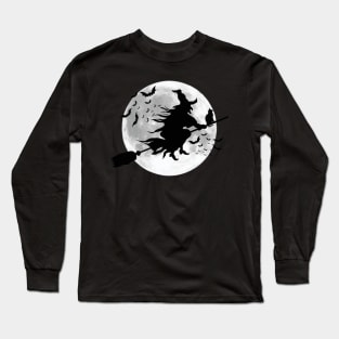 Witch, Halloween design Long Sleeve T-Shirt